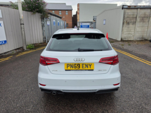 2019 Audi A3 1.6 Tdi 30 S Line Sportback S Tronic Euro 6 (s/s) 5dr in White — image 5