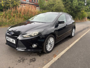 2013 Ford Focus 1.6 Tdci Zetec Hatchback 5dr Diesel Manual Euro 5 (s/s) (115 Ps) in Black — image 3