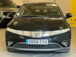 2009 Honda Civic 1.4 I-Dsi Se Plus Hatchback 5dr Petrol Manual (metallic Paint) (139 G/km, 82 Bhp) in Black — image 2