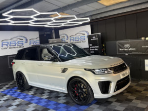 2019 Land Rover Range Rover Sport 5.0 P575 V8 Svr in Silver — image 3