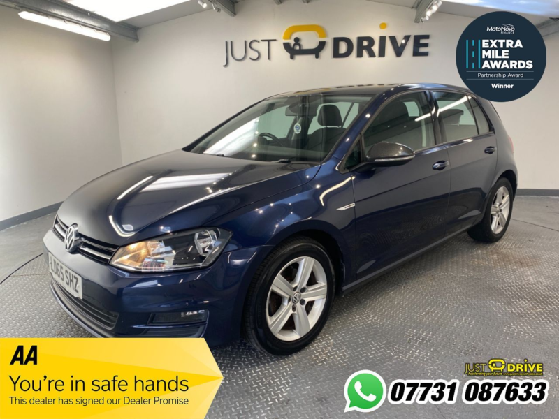 2015 Volkswagen Golf 1.0 Tsi Match Bluemotion Hatchback 5dr Petrol Manual Euro 6 (s/s) (115 Bhp) in Blue — image 1