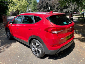 2016 Hyundai Tucson 1.7 Crdi Blue Drive Premium Dct Euro 6 (s/s) 5dr in Red — image 6