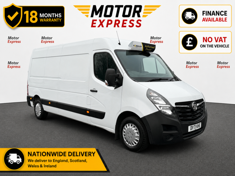 2021 Vauxhall Movano 2.3 Cdti 3500 Biturbo Edition in White — image 1