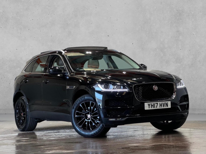 2017 Jaguar F-Pace 2.0 D180 Portfolio Auto AWD Euro 6 (s/s) 5dr in Black — image 1
