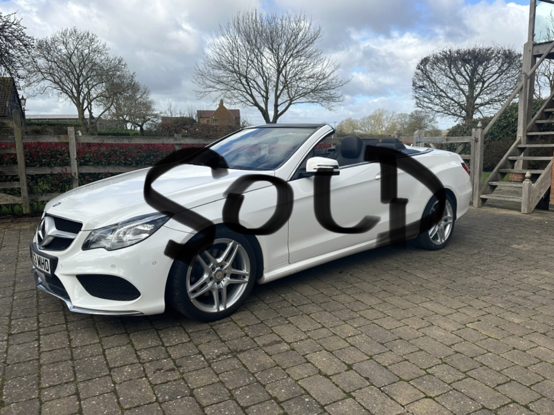 2013 Mercedes-Benz E Class 3.0 E350d V6 Bluetec Amg Sport in White — image 1