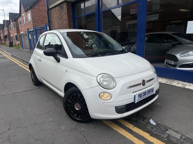 2010 Fiat 500 1.2 Pop Euro 5 (s/s) 3dr in White — image 1