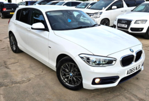 2015 BMW 1 Series 120i -1.6l Petrol-Automatic-Ulez/caz Pass-Free 18months Gold Warranty & 12 Months Aa Breakdown Cover in White — image 2
