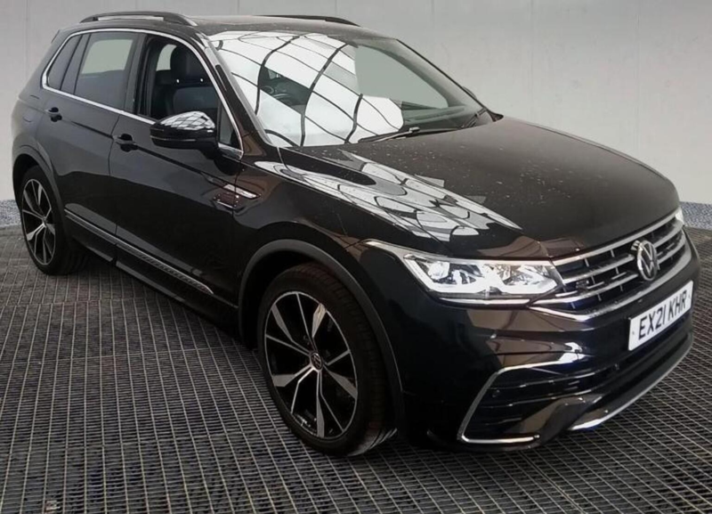 2021 Volkswagen Tiguan 1.5 Tsi R-Line DSG Euro 6 (s/s) 5dr in Black — image 1