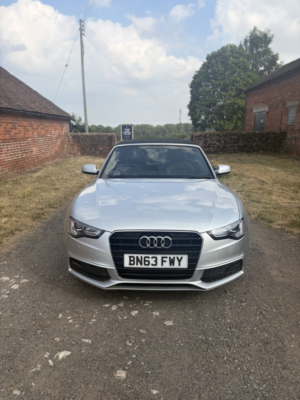2013 Audi A5 Cabriolet 2.0 Tdi S Line Special Edition in Silver — image 2