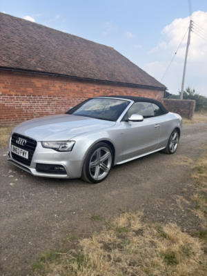 2013 Audi A5 Cabriolet 2.0 Tdi S Line Special Edition in Silver — image 3