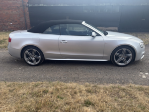 2013 Audi A5 Cabriolet 2.0 Tdi S Line Special Edition in Silver — image 5