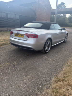 2013 Audi A5 Cabriolet 2.0 Tdi S Line Special Edition in Silver — image 6