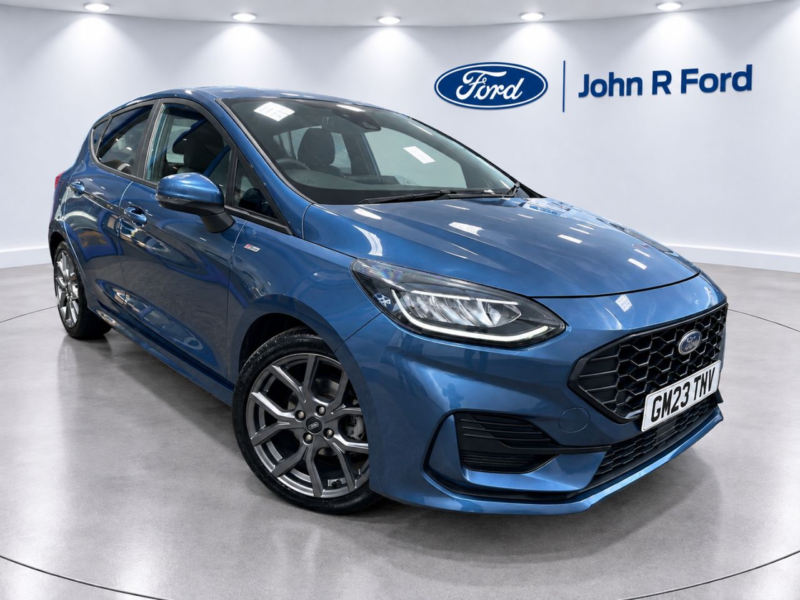 2023 Ford Fiesta 1.0t 125ps Mhev St-Line Edition in Blue — image 1