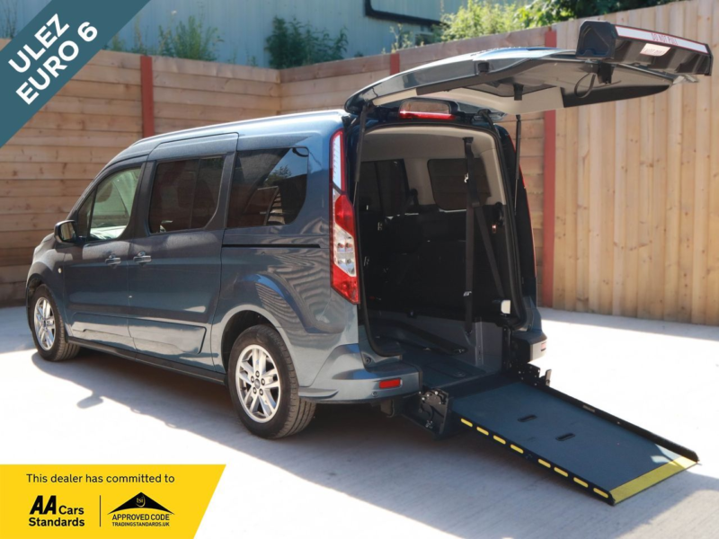 2020 Ford Grand Tourneo Connect 5 SEAT Auto Wheelchair Accessible Disabled Access Vehicle Wav in Blue — image 1