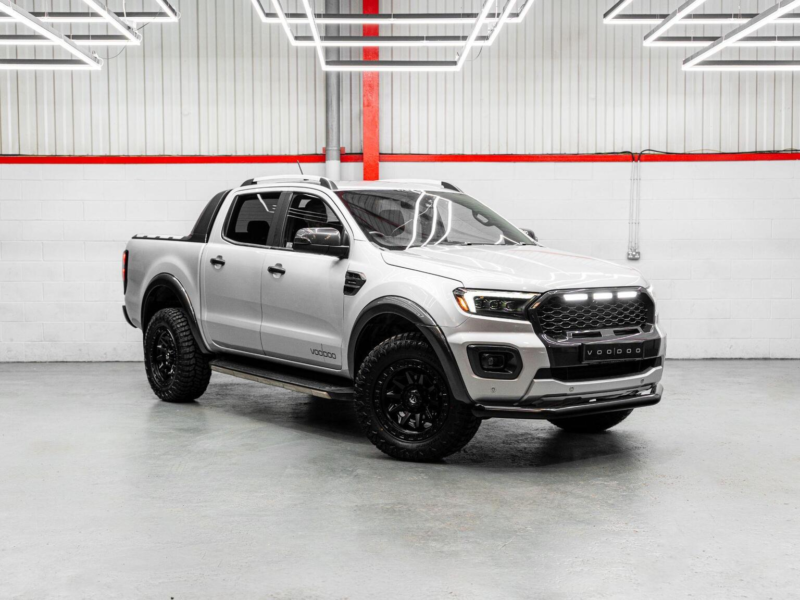 2022 Ford Ranger 2.0 Ecoblue Wildtrak Auto 4WD Euro 6 (s/s) 4dr in Silver — image 1