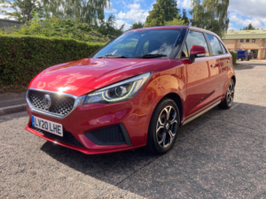 2020 MG Mg3 1.5 Vti-Tech Excite Hatchback 5dr Petrol Manual Euro 6 (s/s) (106 Ps) in Red — image 3