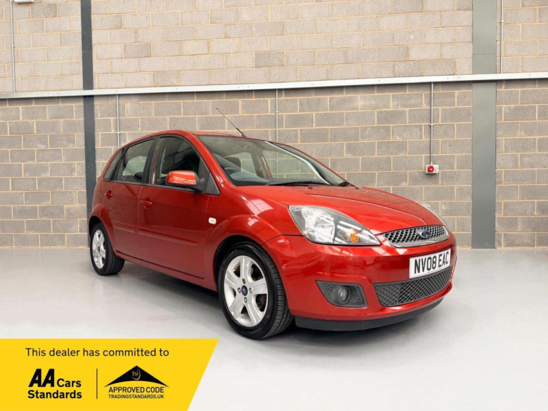 2008 Ford Fiesta 1.4 Zetec Climate 5dr in Red — image 1