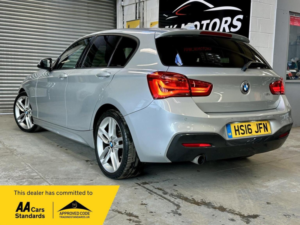 2016 BMW 1 Series 1.5 118i M Sport Auto Euro 6 (s/s) 5dr in Silver — image 3