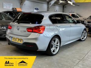 2016 BMW 1 Series 1.5 118i M Sport Auto Euro 6 (s/s) 5dr in Silver — image 4