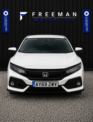 2019 Honda Civic 1.5 Vtec Turbo Gpf Sport Euro 6 (s/s) 5dr in White — image 2