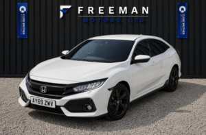 2019 Honda Civic 1.5 Vtec Turbo Gpf Sport Euro 6 (s/s) 5dr in White — image 5