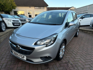 2015 Vauxhall Corsa 1.4i Ecoflex Excite Euro 6 5dr (a/c) in Silver — image 4
