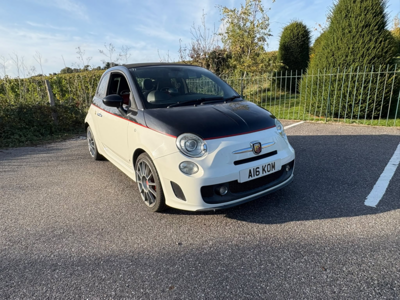2011 Abarth 500 1.4 T-Jet Convertible 2dr Petrol Auto Euro 5 (140 Bhp) in Black — image 1