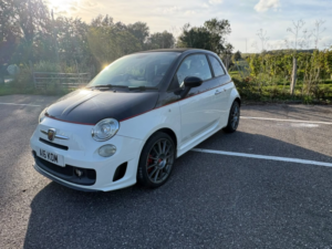 2011 Abarth 500 1.4 T-Jet Convertible 2dr Petrol Auto Euro 5 (140 Bhp) in Black — image 2