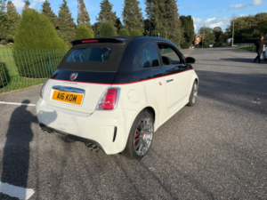 2011 Abarth 500 1.4 T-Jet Convertible 2dr Petrol Auto Euro 5 (140 Bhp) in Black — image 5
