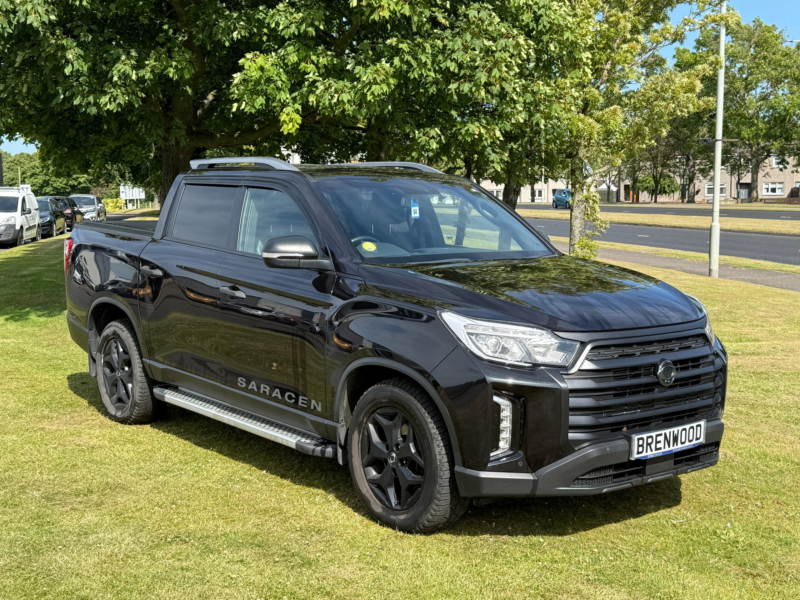 2022 Ssangyong Musso 2.2d Saracen Pickup Double Cab 4dr Diesel Auto 4WD Euro 6 (181 Ps) in Black — image 1