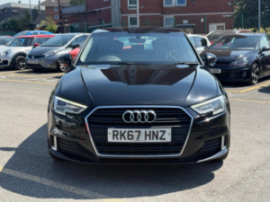 2017 Audi A3 2.0 Tdi Sport Sportback Euro 6 (s/s) 5dr in Black — image 2