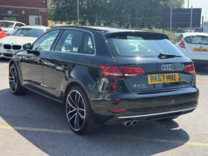2017 Audi A3 2.0 Tdi Sport Sportback Euro 6 (s/s) 5dr in Black — image 5