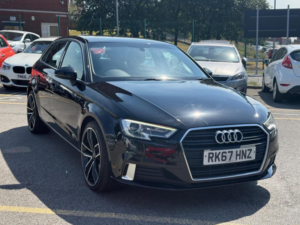 2017 Audi A3 2.0 Tdi Sport Sportback Euro 6 (s/s) 5dr in Black — image 6