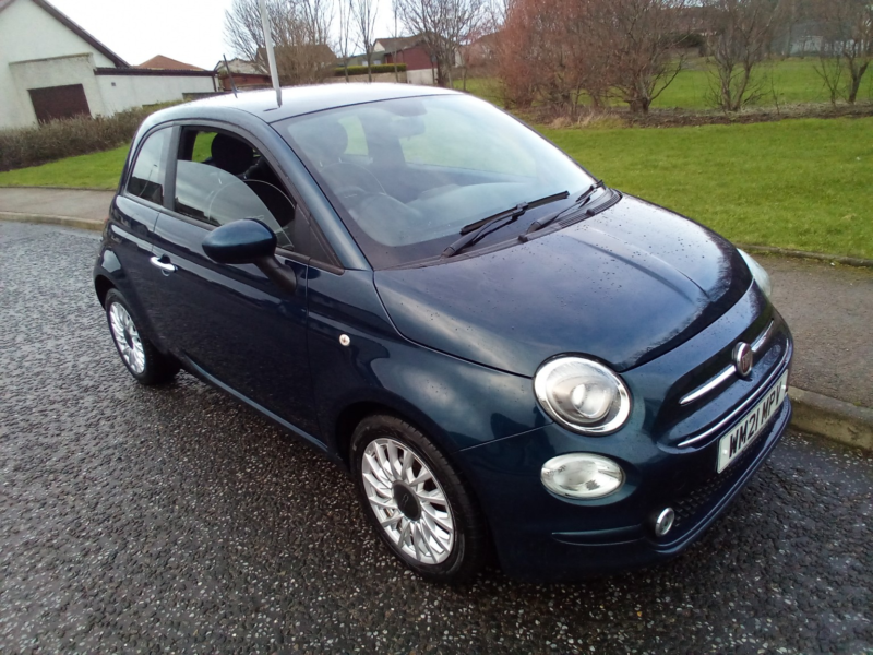 2021 Fiat 500 Lounge 1.0 70hp Mild Hybrid in Blue — image 1