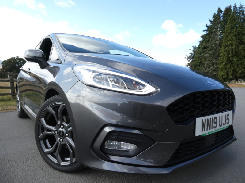 2019 Ford Fiesta 1.0t Ecoboost Gpf St-Line Hatchback 5dr Petrol Manual Euro 6 (s/s) (125 Ps) in Grey — image 1