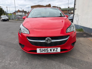 2015 Vauxhall Corsa 1.2i Excite Euro 6 3dr (a/c) in Red — image 2
