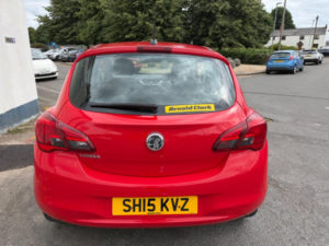 2015 Vauxhall Corsa 1.2i Excite Euro 6 3dr (a/c) in Red — image 6