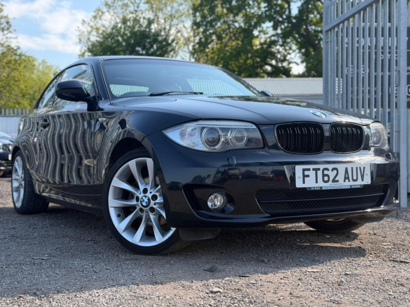 2012 BMW 1 Series 2.0 120i Exclusive Edition Euro 5 (s/s) 2dr in Black — image 1