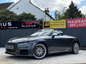 2017 Audi Tts 2.0 Tfsi Roadster S Tronic Quattro Euro 6 (s/s) 2dr in Grey — image 3