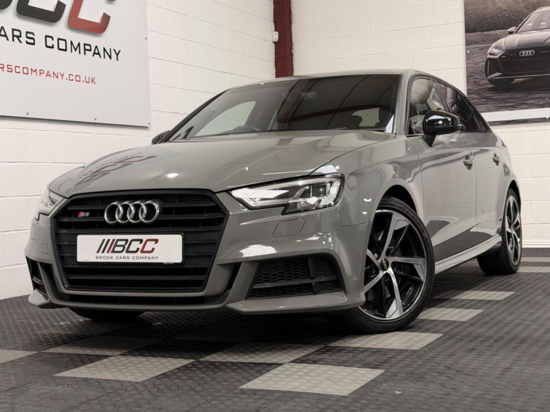 2019 Audi S3 2.0 Tfsi Black Edition Sportback S Tronic Quattro Euro 6 (s/s) 5dr in Grey — image 1