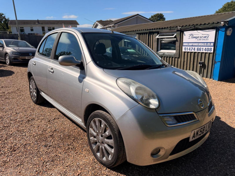 2008 Nissan Micra 1.2 16v Tekna 5dr in Silver — image 1