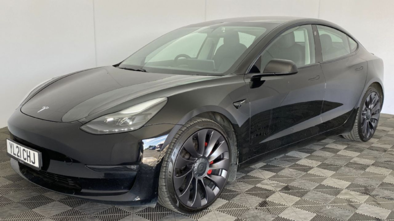 2021 Tesla Model 3 (dual Motor) Performance Saloon 4dr Electric Auto 4wde (performance Upgrade) (449 Bhp) in Black — image 1