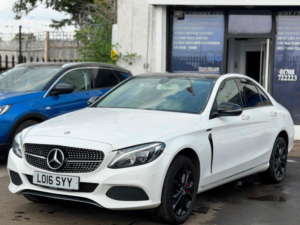 2016 Mercedes-Benz C Class 2.0 C350e 6.4kwh Sport (premium) G-Tronic+ Euro 6 (s/s) 4dr in White — image 3