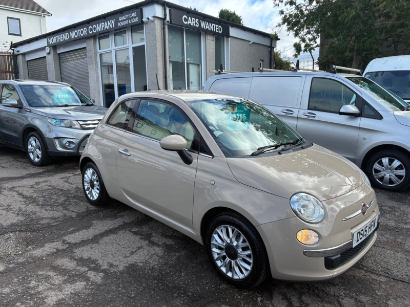 2015 Fiat 500 1.2 Pop Star Hatchback 3dr Petrol Manual Euro 6 (s/s) (69 Bhp) in Brown — image 1