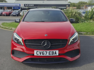 2017 Mercedes-Benz A Class 2.1 A220d Amg Line (premium) 7g-Dct Euro 6 (s/s) 5dr in Red — image 2