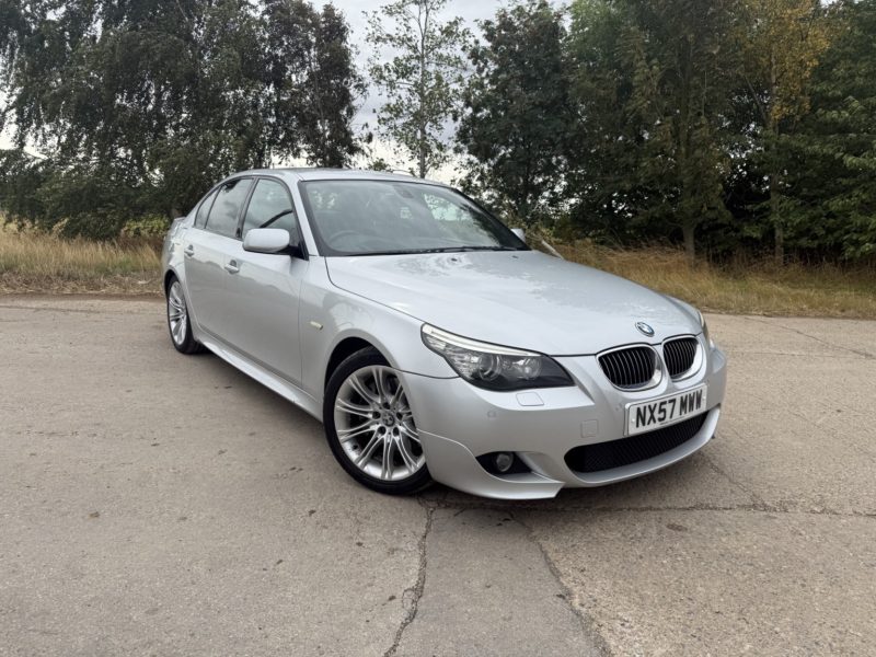 2007 BMW 5 Series 3.0 530i M Sport Saloon in Silver — image 1