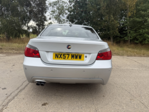 2007 BMW 5 Series 3.0 530i M Sport Saloon in Silver — image 5