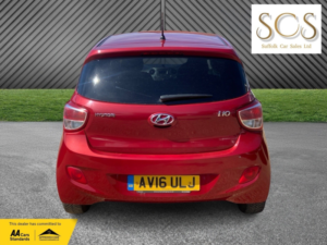 2016 Hyundai I10 1.0 I10 Go! 1.0 in Red — image 6