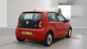 2014 Volkswagen Up! 1.0 Bluemotion Tech High Up! Euro 5 (s/s) 5dr in Red — image 4