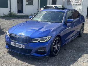 2019 BMW 3 Series 2.0 320d Xdrive M Sport Saloon in Blue — image 3